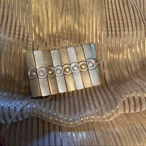 Silver & gold Grecian awesome cuff bracelet!